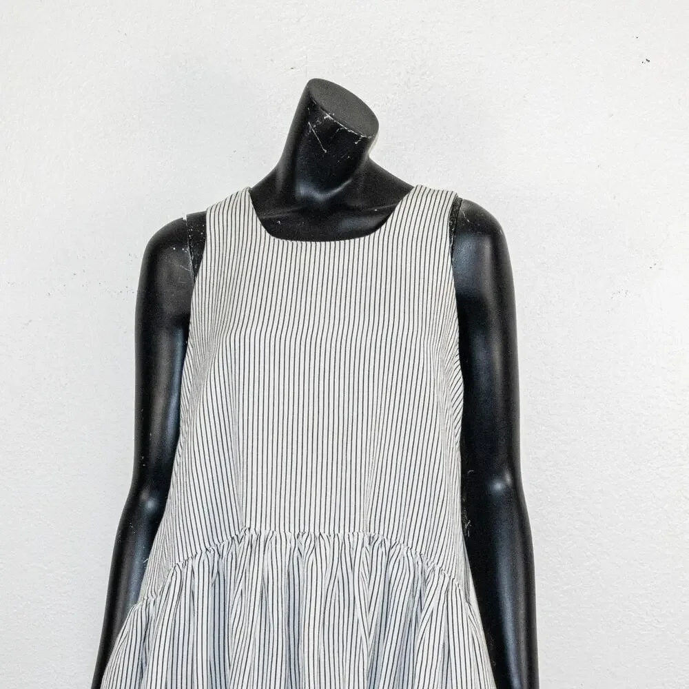 HENRIK VIBSKIV Women's Going on Stripe Dress Linen Viscoze SS16 - Picture 8 of 11